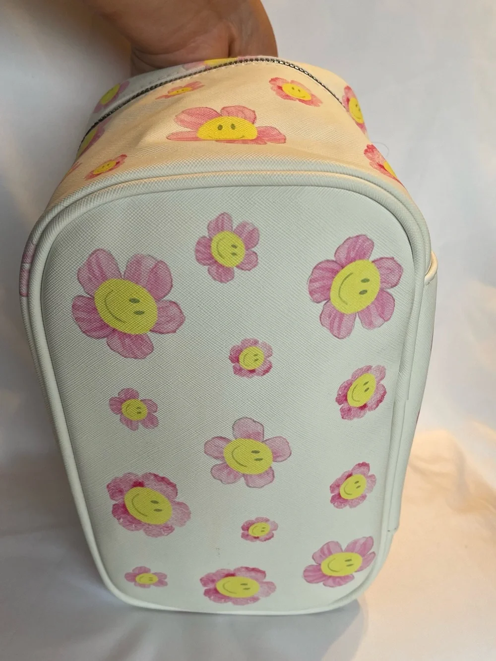 Rae Dunn Floral Smile Cosmetic Case
